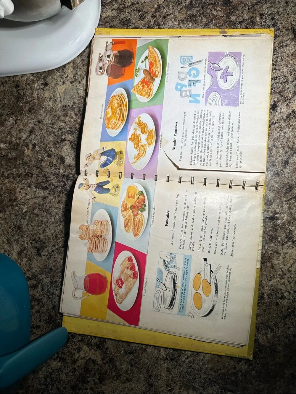 Betty Crocker Boys and Girls Cookbook 1970s - Yellow Vintage Kids Cookbook